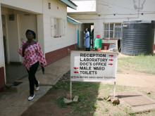 Milimani Hospital, Kisumu. Central courtyard.